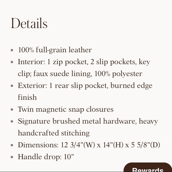 NEW Patricia Nash SPRING TOOLED LEATHER TOTE CAVO DUSTY ROSE LARGE BROWN CUTOUT - Picture 16 of 16